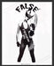 2007 False Clothing "The Incredible" Fishnet Hosiery Print Advertisement Ad.