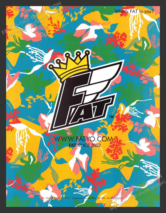 2006 Fat Head Clothing Shop Tokyo Japan Print Advertisement Ad.