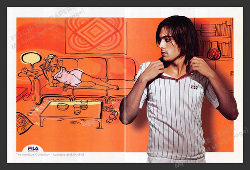 2003 Fila Sport Life Illustration Living Room Print Advertisement (2 Pages)