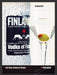1990 Finlandia Vodka "Finnish Up" Glass w/ Olive Print Advertisement Ad