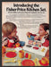 1979 Fisher Price Kitchen Set for Kids Print Advertisement Ad