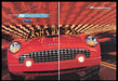 Ford Thunderbird Car 2000s Print Advertisement (2 pages) 2002 Red Tunnel Lights Fetch the Paper!