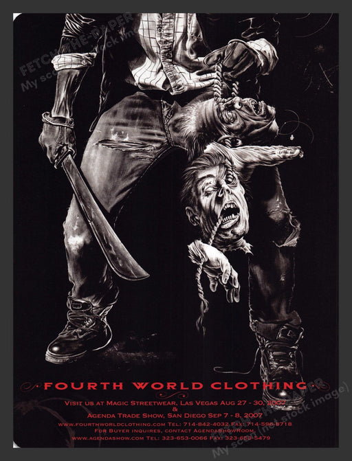 2007 Fourth World Clothing Print Advertisement.