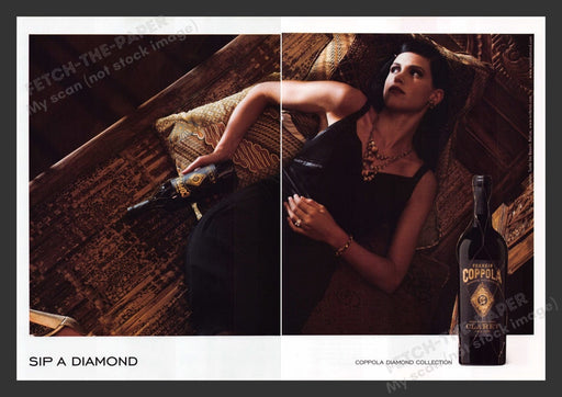2007 Francis Coppola Diamond Collection Claret Print Advertisement (2 Pages)
