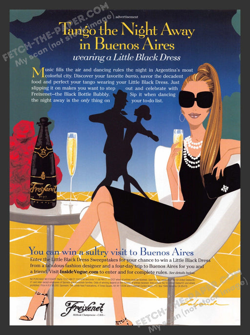 2006 Print Advertisement Freixenet Illustration Alcohol Ad.