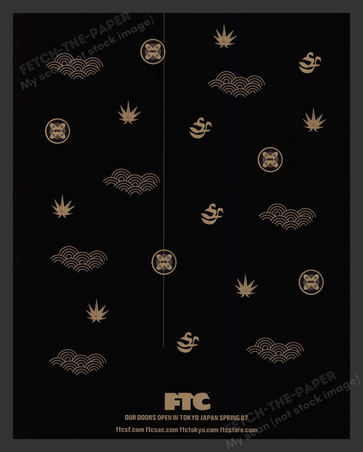 2007 FTC Clothing Tokyo Japan Opening Accouncement Print Advertisement Ad.