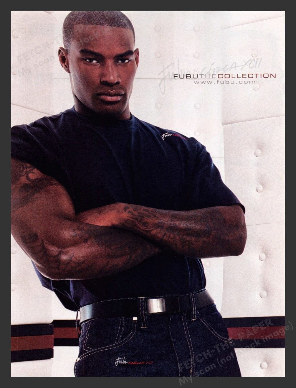 Tayson Collection Fubu Collection Tyson Beckford 2000s Print Advertisement Ad 2002 ...