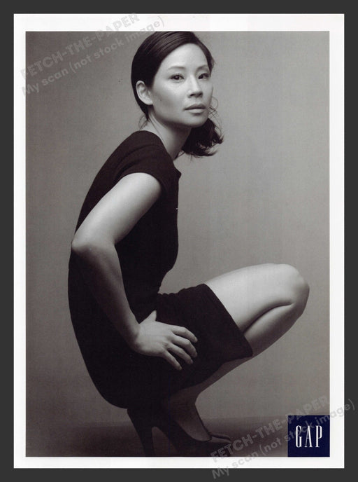 Gap 2000s Print Advertisement 2007 Lucy Liu Fashion Magazine Snapshot Actor Fetch the Paper!