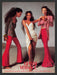 Gianni Versace Couture Kate Moss Bell Bottoms 1990s Print Advertisement 1993 Fetch the Paper!