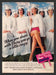 1983 Gillette Daisy Twin Blade Sexy Legs Graduation Print Advertisement Ad
