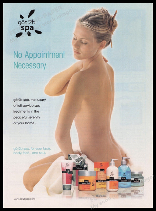 got2b 2000s Print Advertisement Ad 2003 Fetch the Paper!