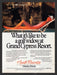 1989 Grand Cypress Resort Hyatt Orlando, FL Golf Widdow Print Advertisement Ad