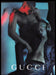 Gucci Clothing 1990s Print Advertisement Ad 1998 Couple Sexy Fetch the Paper!