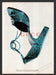 Gucci Snakeskin Blue Shoe Promo 1990s Print Advertisement 1996 Fetch the Paper!