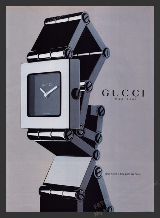 2000 Gucci Timepieces Watch Kenjo Metals Print Advertisement Ad