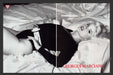Guess 1990s Print Advertisement (2 pages) Anna Nicole Smith Laying on Bed Fetch the Paper!