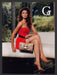 Guess 2000s Print Advertisement 2000 Long Legs Mini Dress Couch Model Sexy Fetch the Paper!