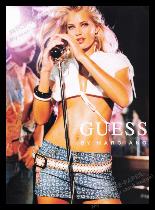 Guess by Marciano 2000s Print Advertisement Ad 2006 Tori Praver Fetch the Paper!