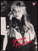Guess Claudia Schiffer 1980s Print Advertisement Ad Front & Back 1989 Phone Fetch the Paper!