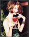 2000 Guess Clothing Sexy Girl Martini Drink Print Advertisement.