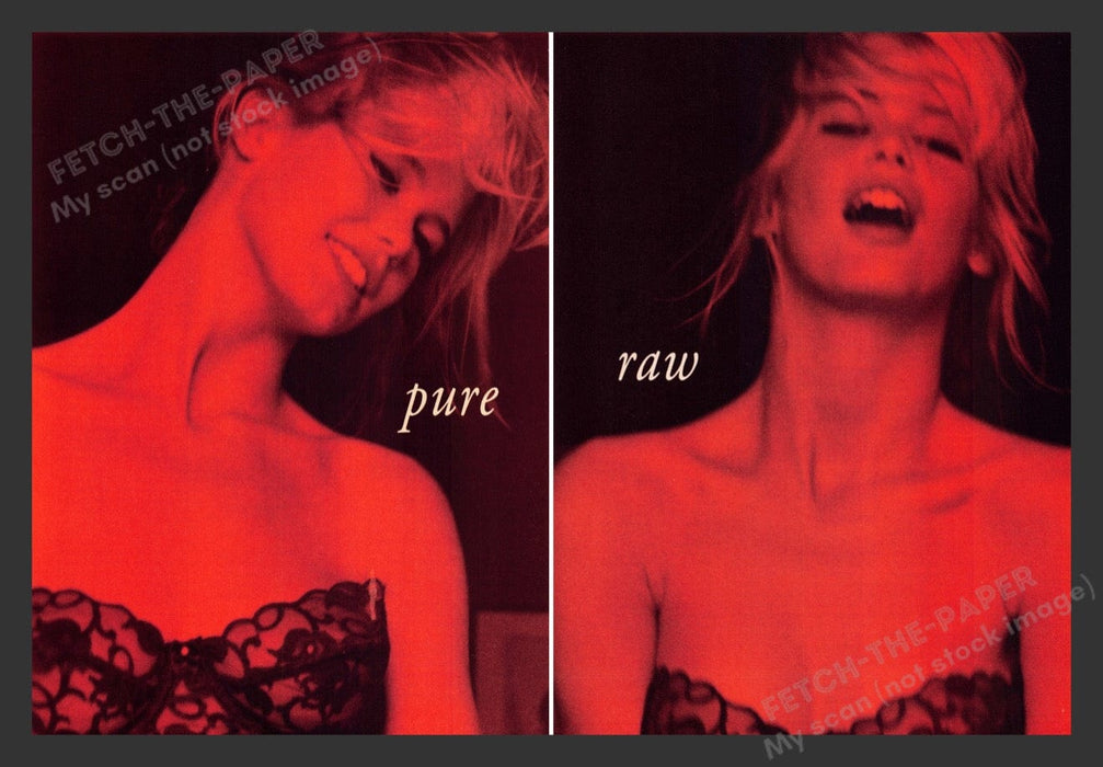 Guess Fragrance Claudia Schiffer 1990s Print Advertisement (5 Pages) 1990 Fetch the Paper!