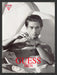 Guess Men Sexy Male Model in Bed Smoldering Eyes 1990s Print Advertisement 1993 Fetch the Paper!