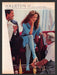 1984 Halston III Ultra Sheer Blue Pantyhose Print Advertisement Ad