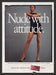 Hanes Silk Reflections Hosiery with Attitude 1990s Print Advertisement Ad 1994 Fetch the Paper!