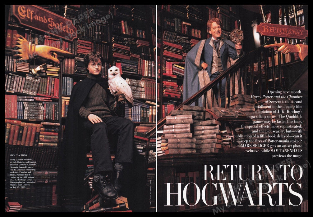 Harry Potter 2000s Magazine Photos (3 pages) 2002 Fetch the Paper!