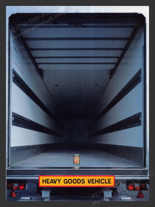 2001 Heinz Big Soup Heavy Goods Vehicle Print Advertisement Ad