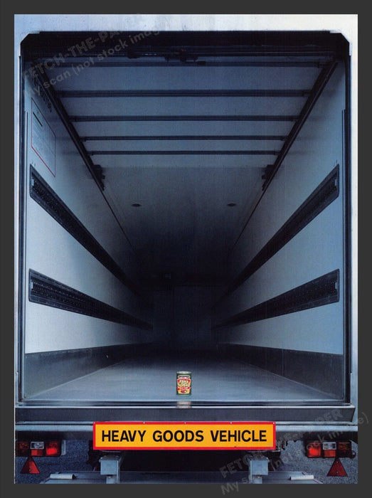 2001 Heinz Big Soup Heavy Goods Vehicle Print Advertisement Ad