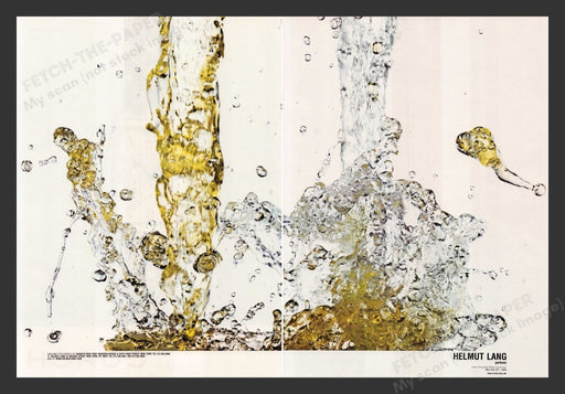 2000 Helmut Lang Parfums Perfume Print Advertisement (2 Pages)