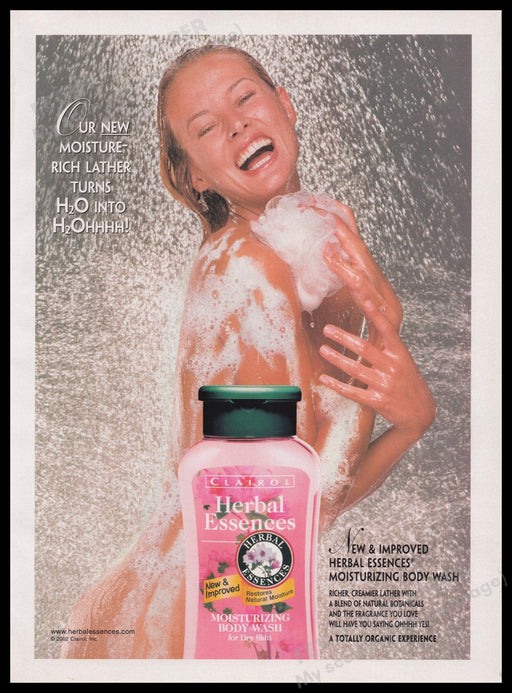 Herbal Essences 2000s Print Advertisement Ad 2002 Fetch the Paper!