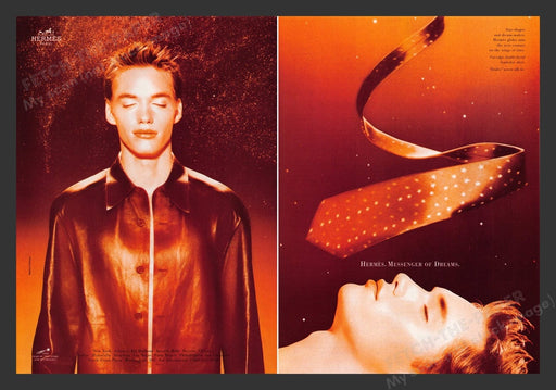 1999 Hermes Messenger of Dreams Print Advertisement (2 Pages)