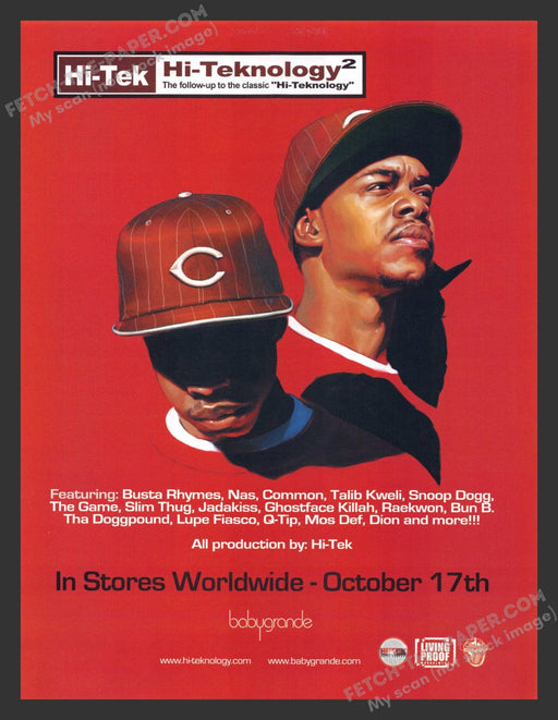 2006 Hi-Tek "Hi-Technology 2" Album Release Print Advertisement.