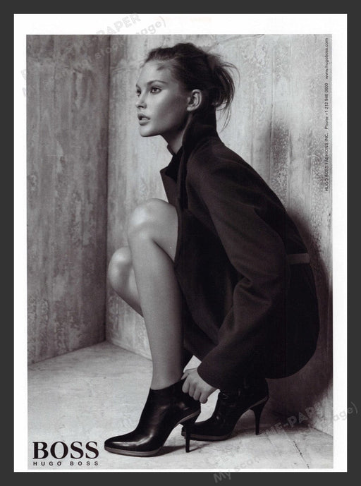 2007 Hugo Boss Shoes Sexy Model Legs Print Advertisement Ad