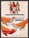 1982 Print Advertisement Hush Puppies Shoes Feet Women's Heels Ad.