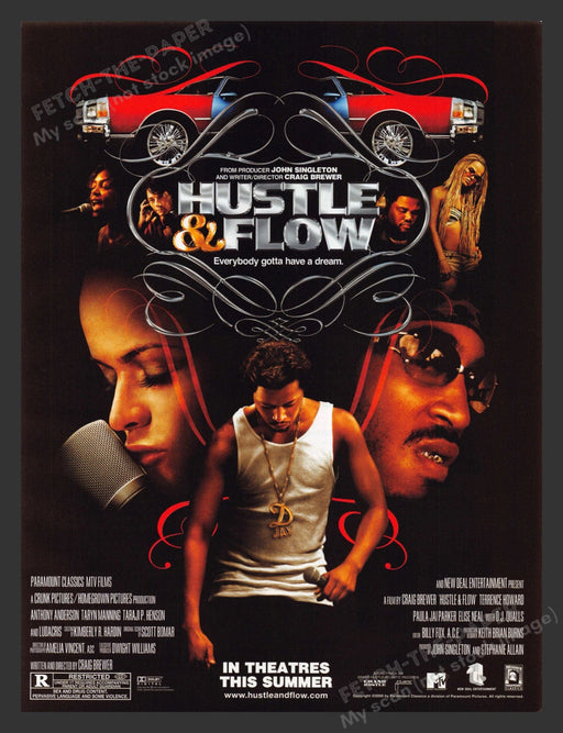 2005 Hustle & Flow Movie Release Print Advertisement Ad