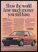Hyundai Excel Car 1990s Print Advertisement Ad 1990 Save Money Fetch the Paper!
