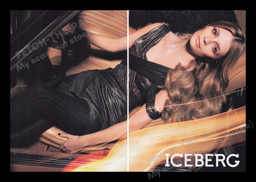 Iceberg Clothing 2000s Print Advertisement Ad (2 pages) 2007 Mischa Barton Car Fetch the Paper!