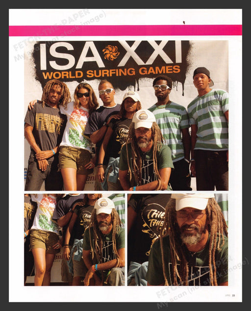 2007 ISA XXI World Surfing Games Print Advertisement Ad.