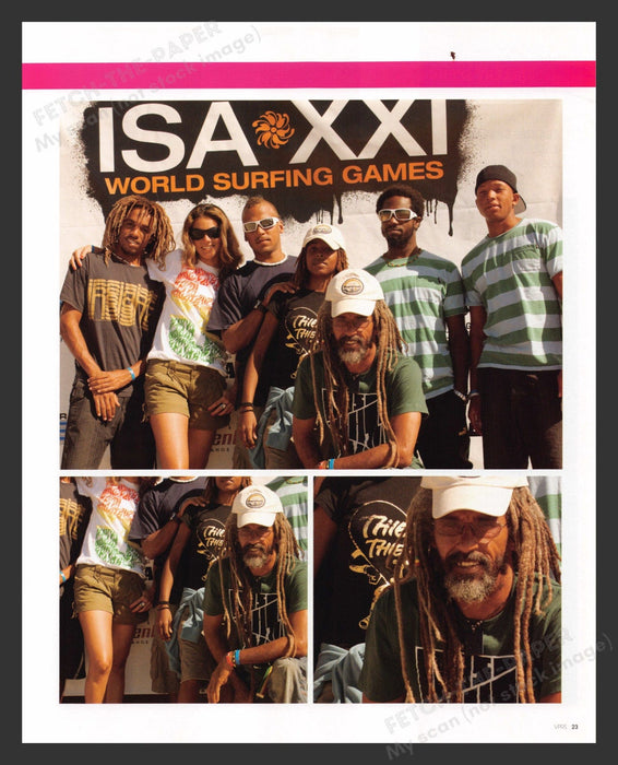 2007 ISA XXI World Surfing Games Print Advertisement Ad.