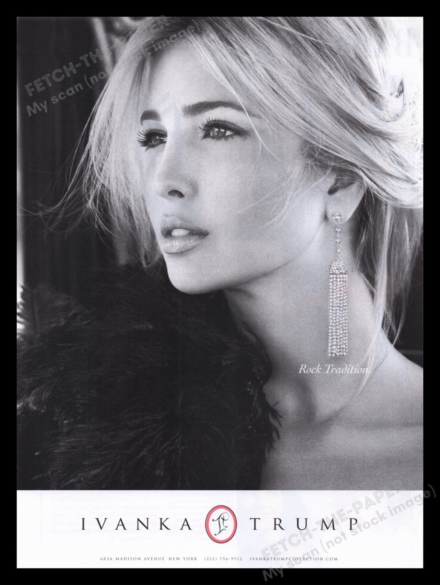 Ivanka Trump Jewelry 2007 Print Ad - Rock Tradition — Fetch-the-Paper