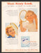 1956 Ivory Soap Tennis Woman & Little Girl Print Advertisement Ad