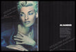 Jil Sander 1990s Print Advertisement (2 pages) 1991 Linda Evangelista Fetch the Paper!