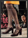 2003 Joan & David Shoes Fishnet Legs Peeping Tom Print Advertisement Ad