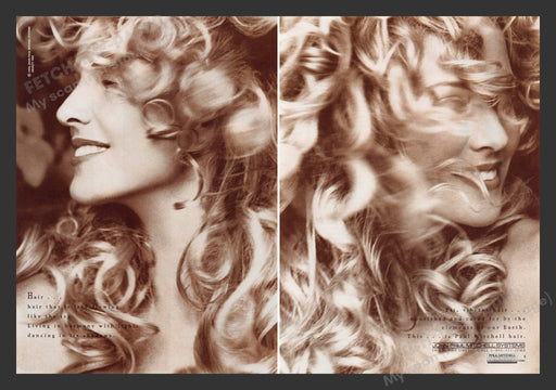 John Paul Mitchell Sexy Curly Hair 1990s Print Advertisement (2 pages) 1994 Fetch the Paper!