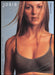 Josie Natori 1990s Print Advertisement Ad 1999 Sports Bra Model Fetch the Paper!