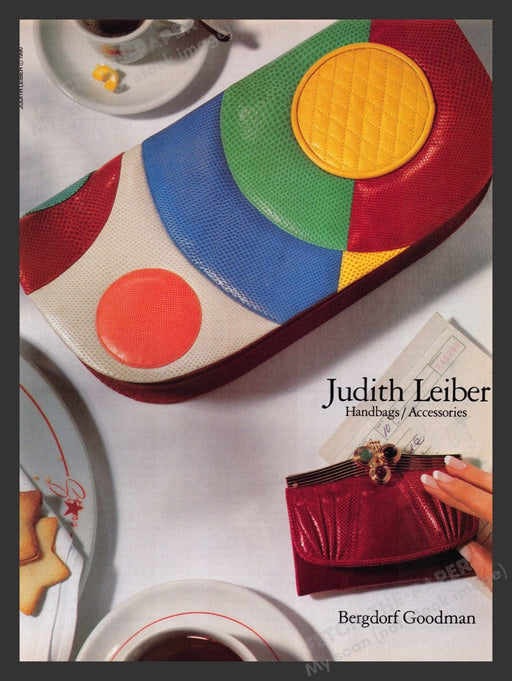 1990 Judith Leiber Handbags / Accessories Print Advertisement Ad