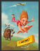 2002 Juicy Fruit Gum Girl Skydiver Print Advertisement Ad